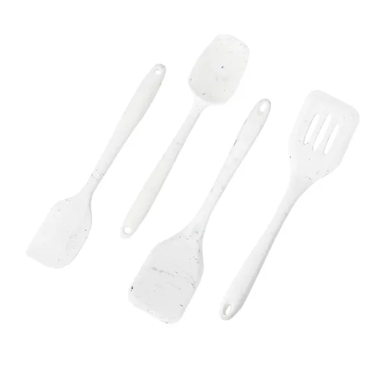 Top Selling Cream Color Silicone Kitchen Utensils: Eco-Friendly Cooking Tools