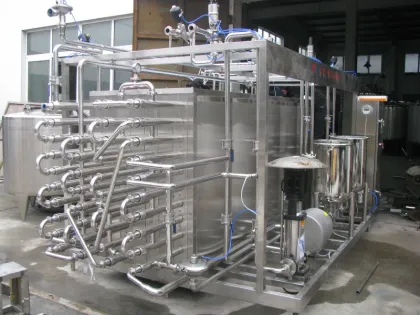 2000L/H Industrial Dairy Milk Drinks Pasteurizer Machine
