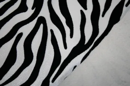 zebra-stripe PU