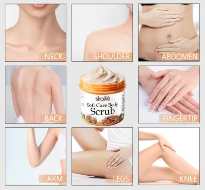 Custom Fresh Skin Exfoliating Apricot Scrub Shower Gel Body Wash