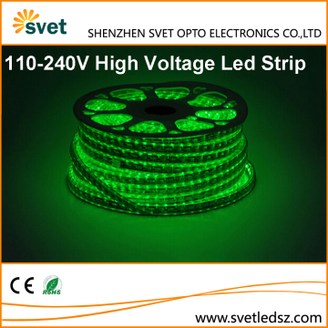High Voltage 100m/roll Dimmable Led Strip Light 220-240V