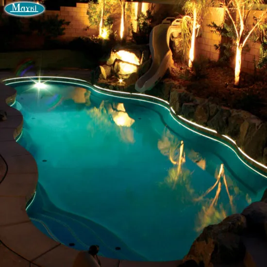 Fiber Optic Perimeter Lighting for Swimming Pools