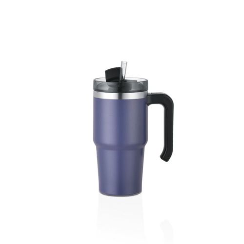 Tasse à café de voiture en acier inoxydable de 20oz avec poignée