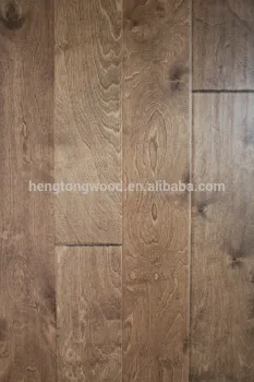 Handscraped Birch engineeredlooring, demension 1/2" x 5''x RL48"