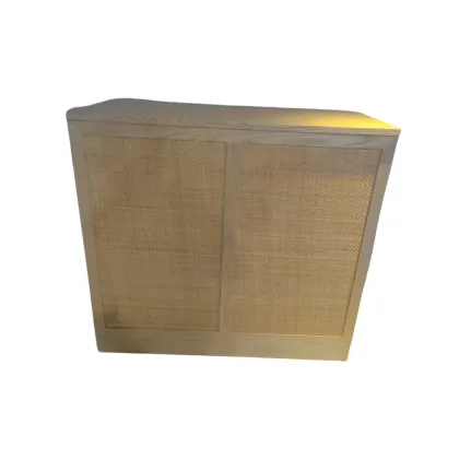 Wedding Outdoor Rattan Counter Storage Cabinet