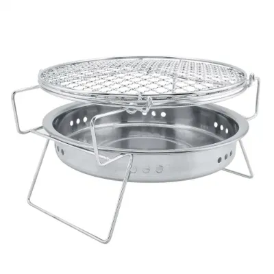 Compact Portable Streamlined Assembly Camp Fire Grills