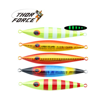 THORFORCE Sinking Lead Fishing Lures Jigs - 80g to 200g Metal Artificial Jig Bait