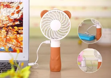 Mini Portable Handheld Cute Bear Fan for Travel