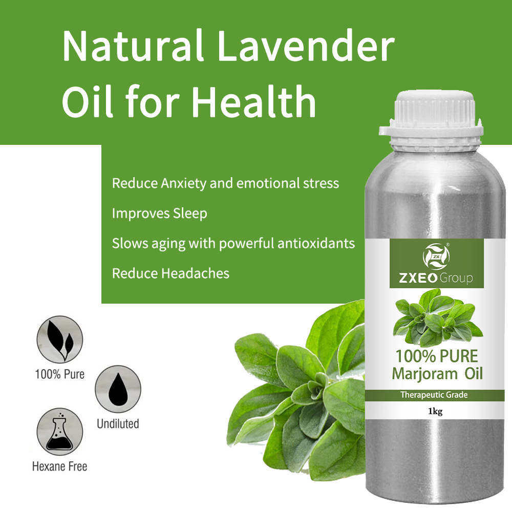 100% Pure Sweet Marjoram Essential Oil for body massage