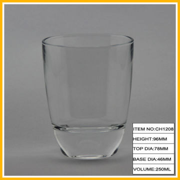 Multifunctional Machine-made Drinking Glass Cup High Level 250ml