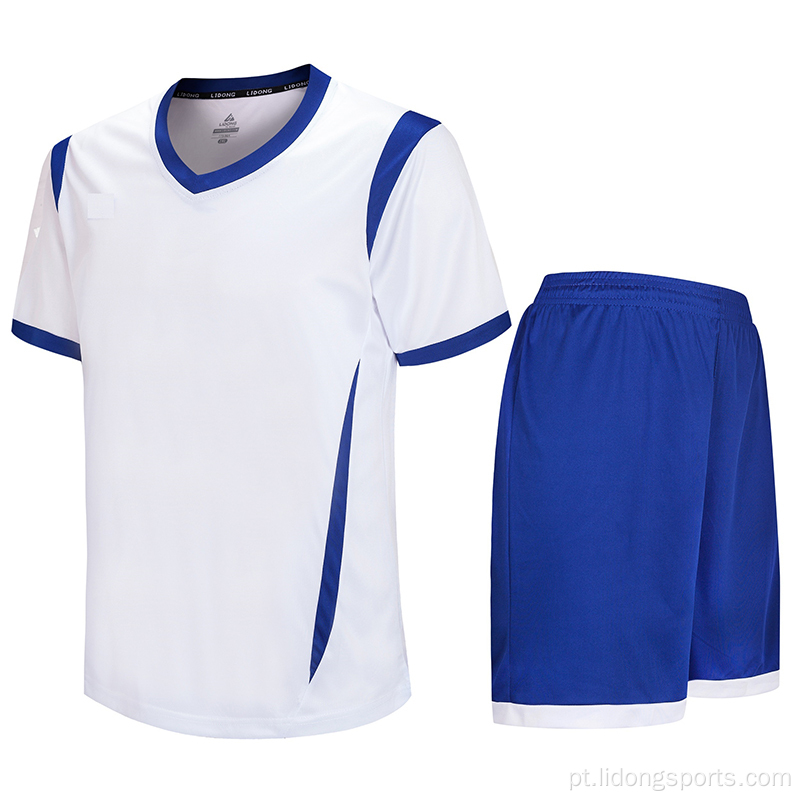 Camisa de futebol de jersey de time de futebol barato personalizado
