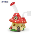 3D Cartoon Dab Rigs with mushroom house