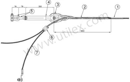 preformed guy grip,guy grip,tension clamp