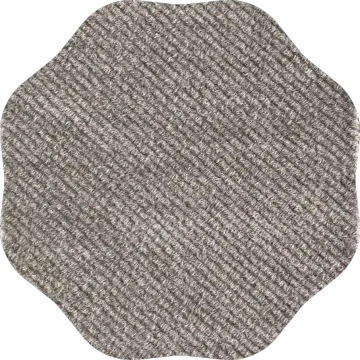 Knitted wool polyester needle punched fleece