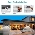 172/262 LEDs Solar Wall Light