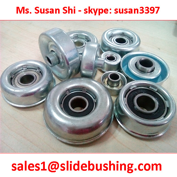 50mm 50*6.2*15.5*25mm Conveyor Roller Skate Wheel Ball Bearings for 6mm Shaft Size Main Bearing