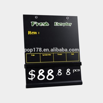 plastic price hanging board for supermarket display