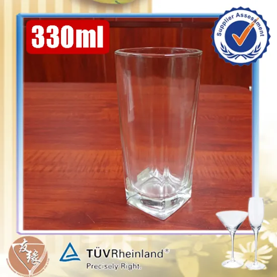 drinkware 330ml creative machine made cheap bulk wholesale highball glass cup for sale