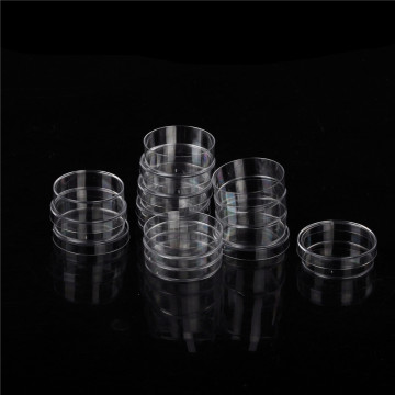10pcs 35x15mm Sterile Polystyrene Plastic Petri Dishes Plate With Lids
