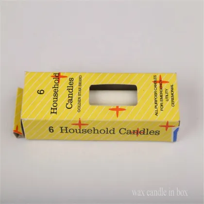 White household candle to Jordan