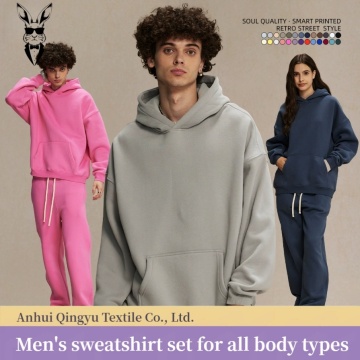 Banliyö Erkek Kapşonlu Set