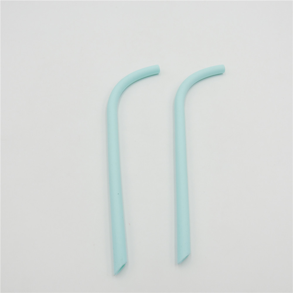 portable plastic silicone straw safe