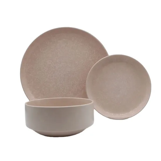 Color glaze Kitchen Dinner Set