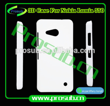 3d sublimation diy blank cell phone case cover skin for SFP-Nokia Lumia 550