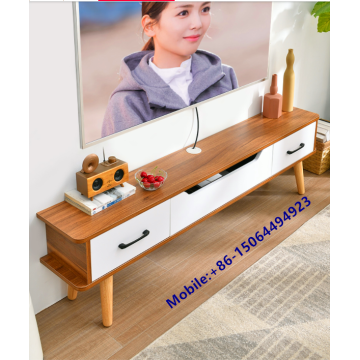 Most popular european TV stand with solid wood legs
