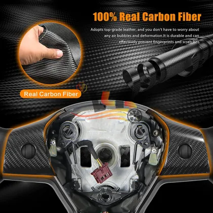 Carbon Fiber Steering Wheel for Tesla S/X/3/Y Yoke