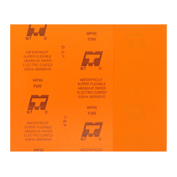 MT WP95 Waterproof Wet Dry Square Latex Sanding Abrasive Paper P60-P3000 for Glass Wood Automotive