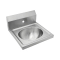 Oval Wall Mount Hand Sink with Backsplash