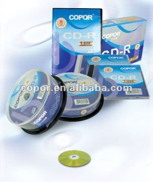 high quality cd, 52x, 80minitues,with slim case pack
