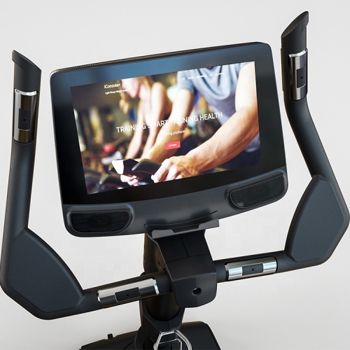 Gym Silent Touch screen upright bike self-generating system