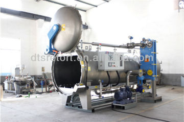 Batch steam retort