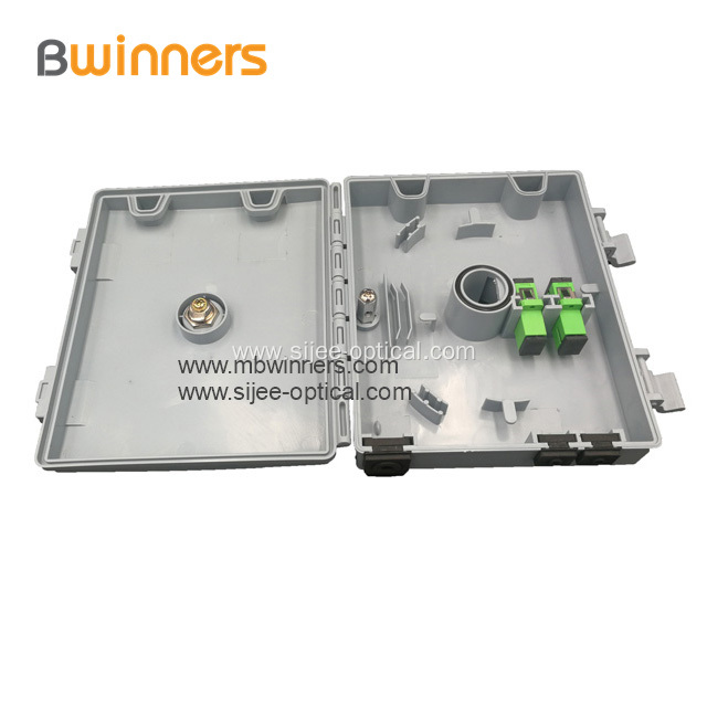 2 Port water-proof Fiber Optic Demarcation Box Patch Panel