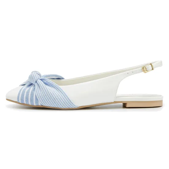 Elegant Bow Soft Sole Flat Shoes