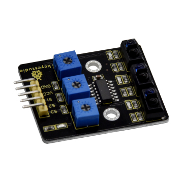 Keyestudio 3 Channel Infrared Tracking Sensor for Arduino and micro:bit DIY Smart Car