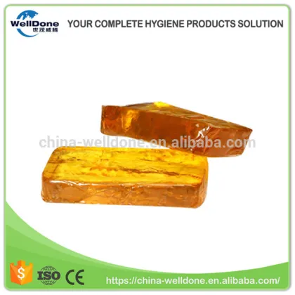 Sanitary Napkin Raw Materials Structure Hot Melt Glue with ISO