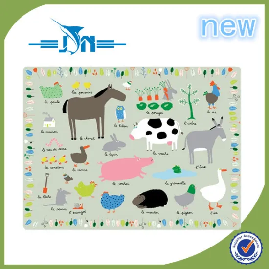 Chinese supplier silicone table drawing mat