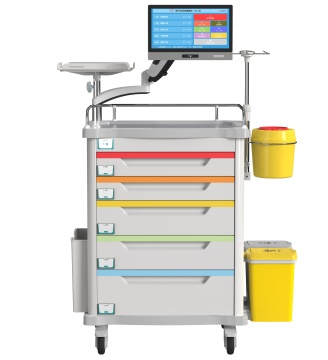 Carrello per emergenze ospedaliere