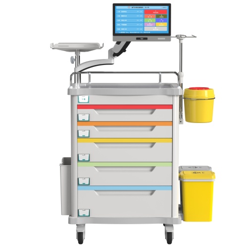 Carrinho de emergência hospitalar
