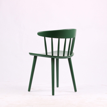 Dinner Room Chairs Simple design wood dining chair in painting Supplier
