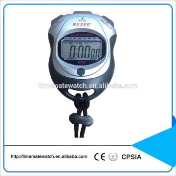 OEM custom logo cheap mini alarm clock digital plastic stopwatch