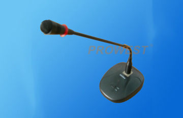 Heart-style Uhf Wireless Microphone , Gooseneck Conference Microphone
