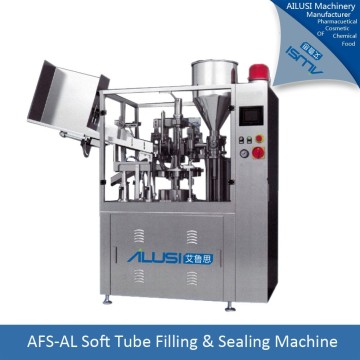 Full automatic cosmetic tube fill seal machine