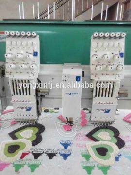 Yonthin YXL612 Cheap 4~9 Needles Towel High Speed Automatic Embroidery Machine 2 Head and More