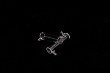 Frit-fusd quart cylindrical flow cells