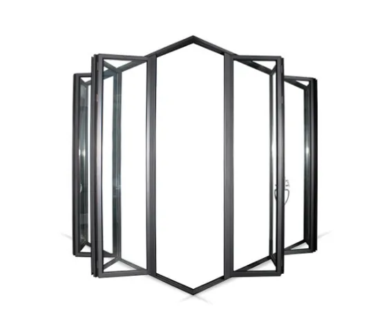 Balcony aluminum alloy folding sliding door