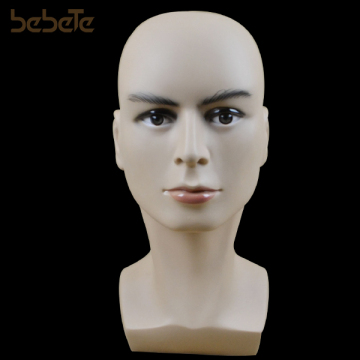 Dummy Realistic Plastic Male Mannequin Head For Wig Sunglass Scarf Jewelry Hat Display